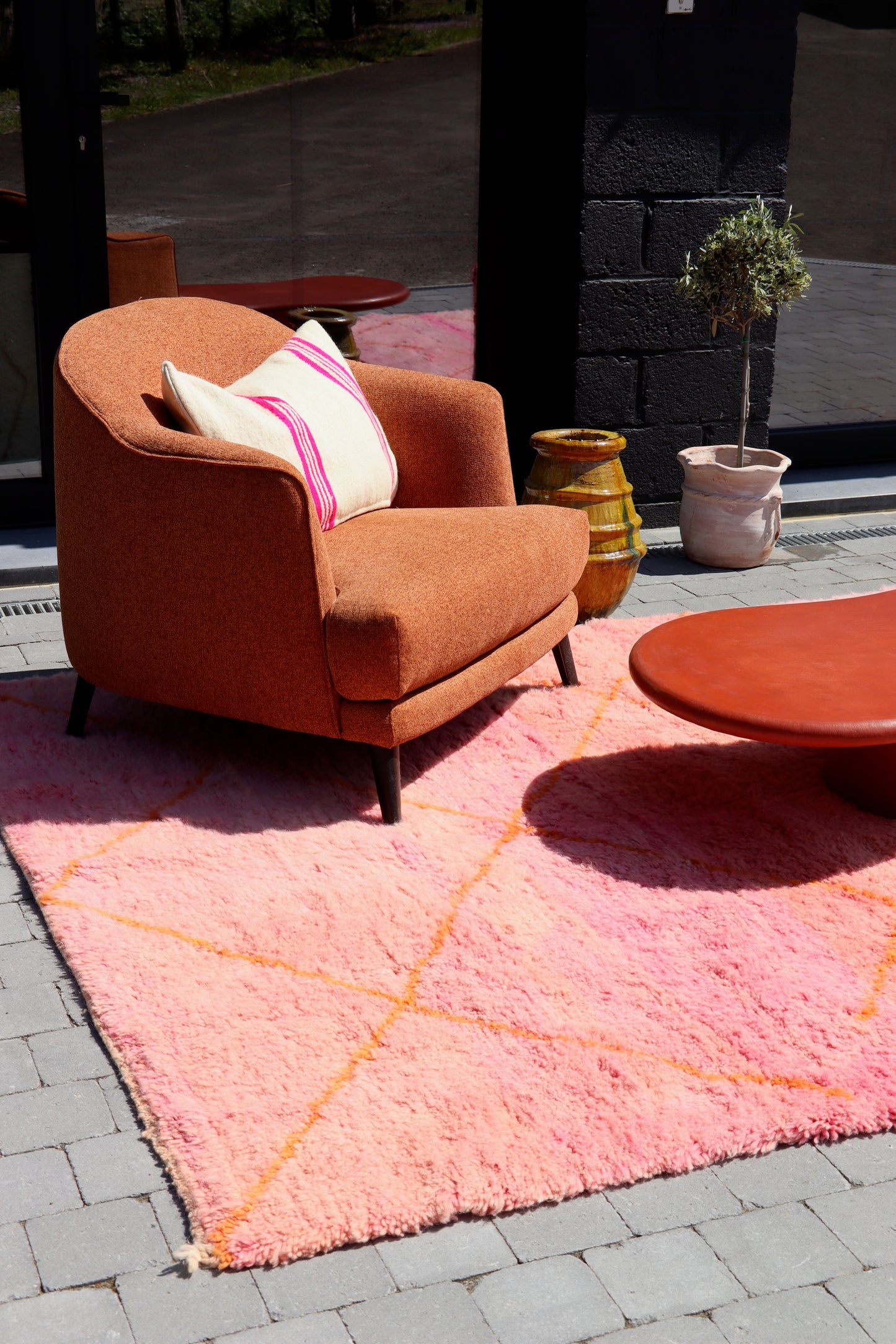 Mortex salontafel - rood