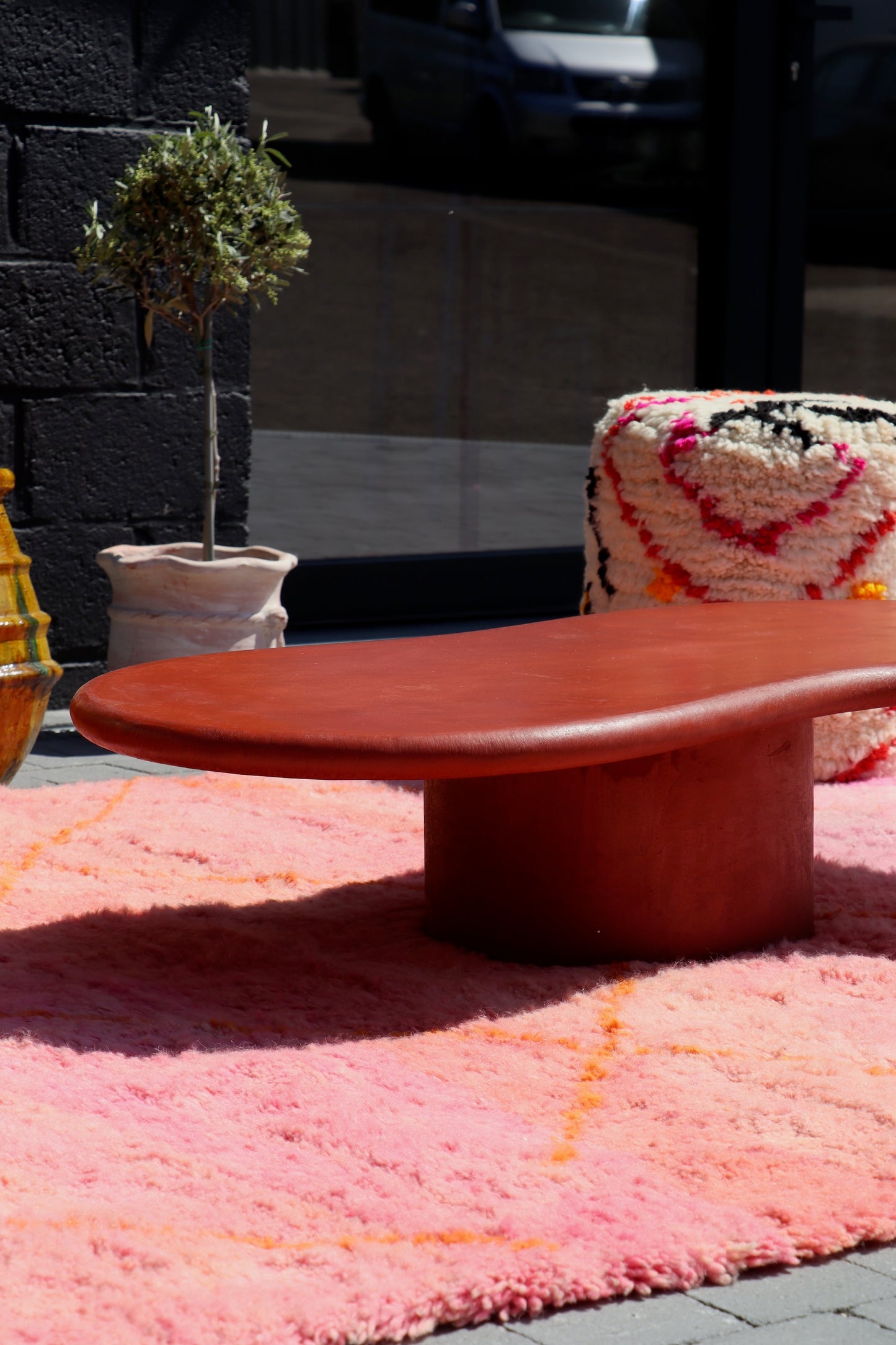 Mortex salontafel - rood