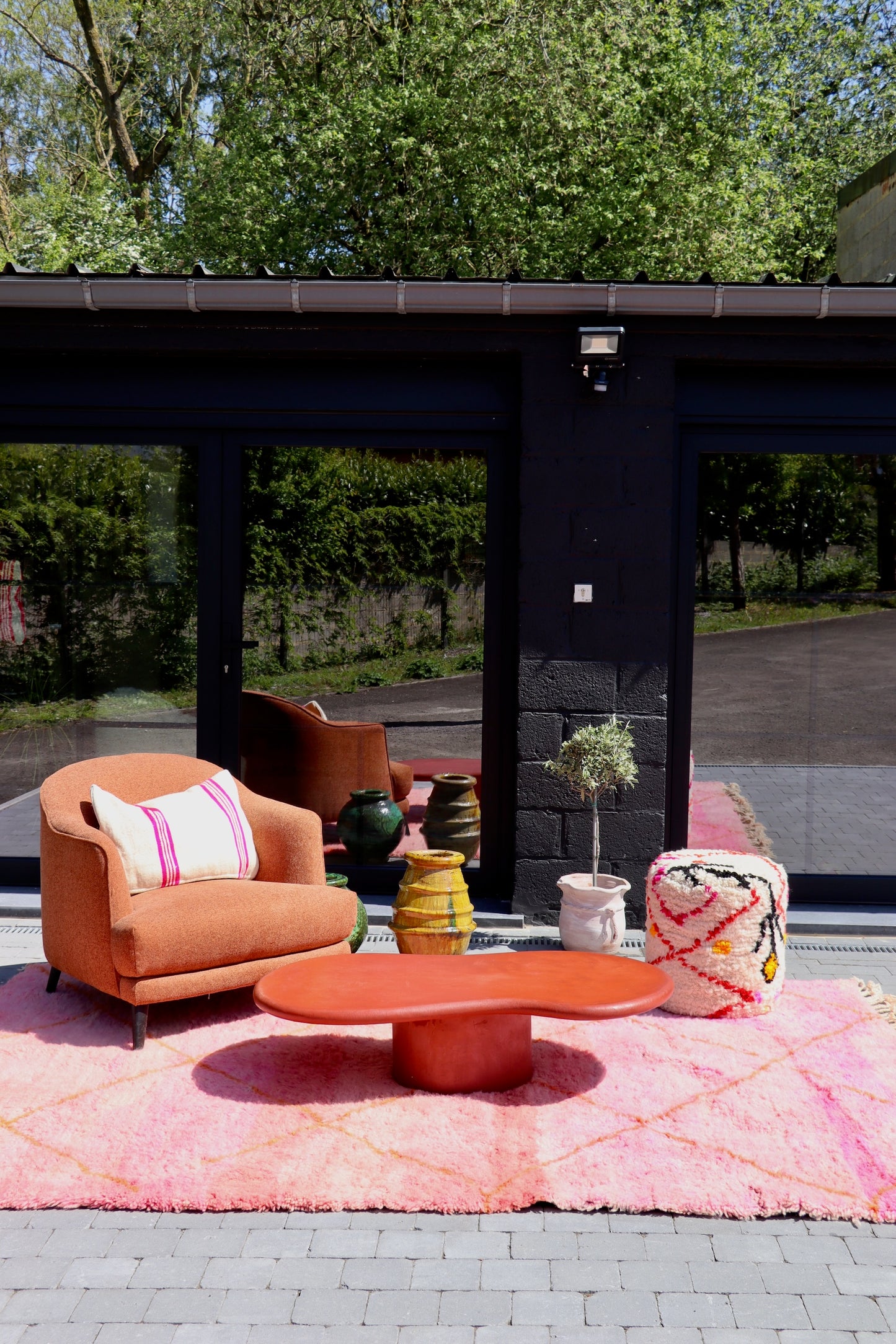 Mortex salontafel - rood