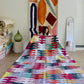 Moroccan Boucherouite Kilim Colorful Rug (913) 300x188cm - Evening on the terrasse