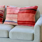 Pink Moroccan Wool Cushion - 75x50cm