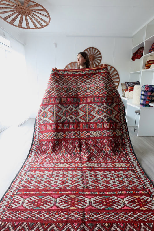 Vintage Berber Kilim Rug (565) 310x170cm