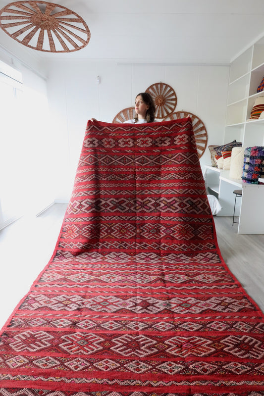 Vintage Berber Kilim Rug (566) 315x175cm