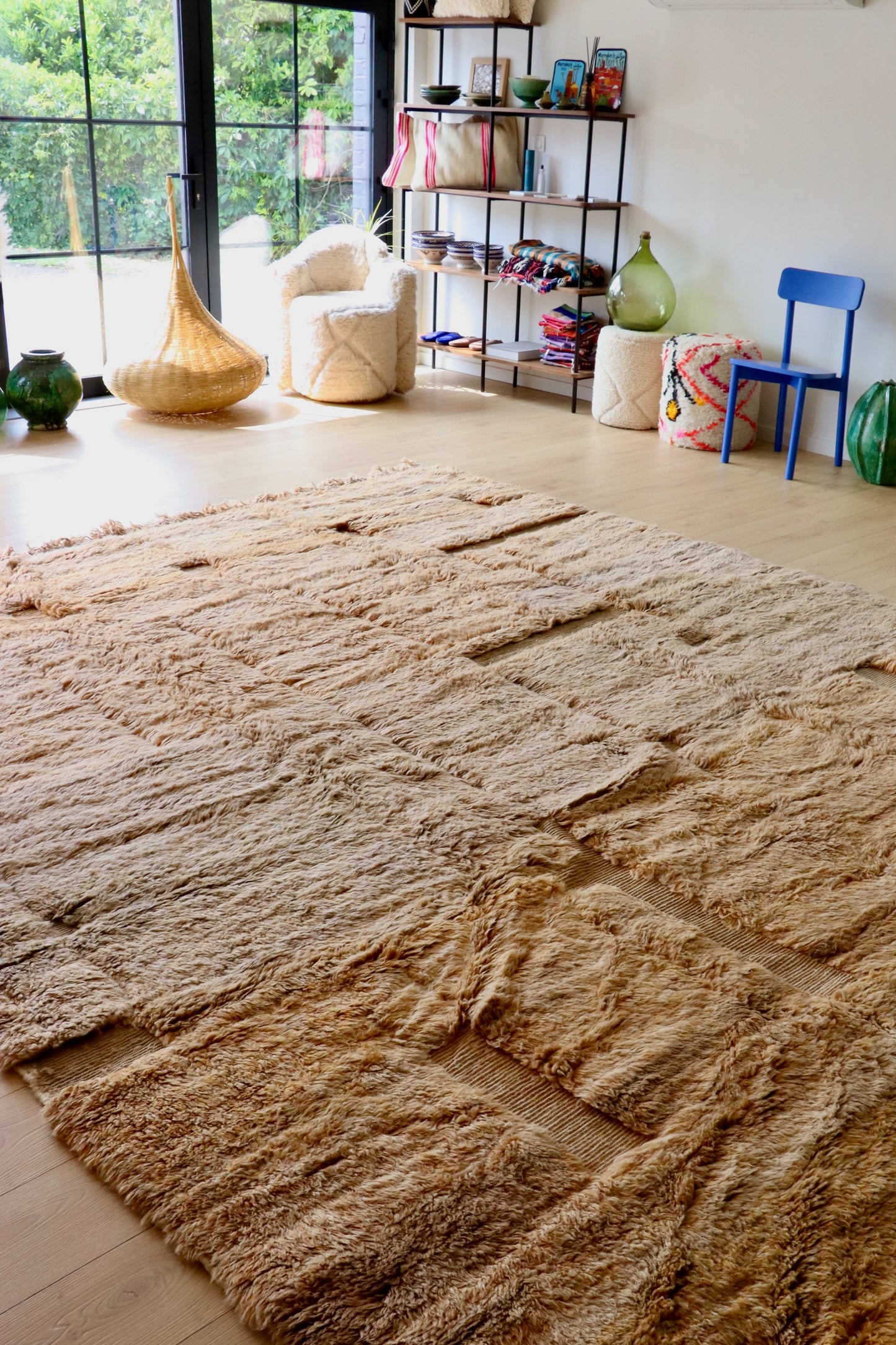 Beni Ouarain Moroccan Colorful Rug (937) 390x307cm - Roma
