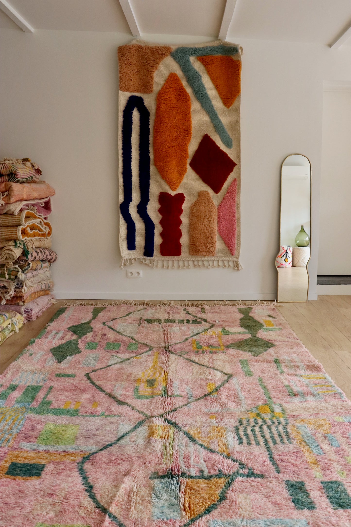 Beni Ouarain Moroccan Colorful Rug (927) 300x204cm - Ourika