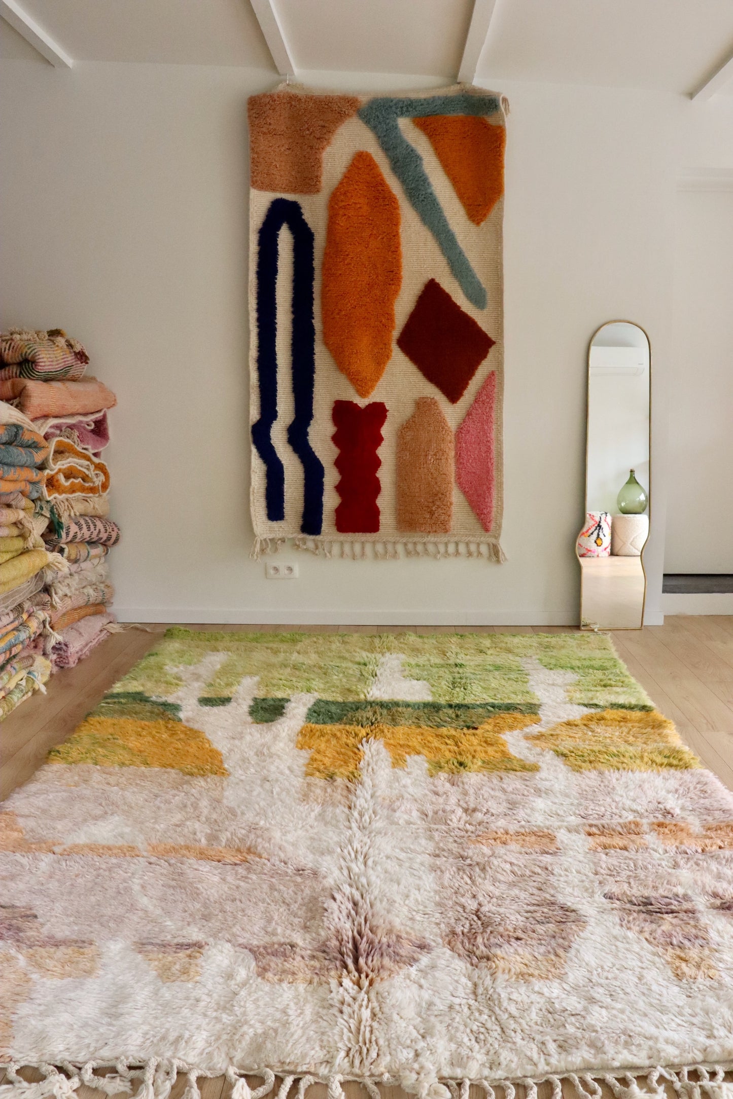 Beni Ouarain Moroccan Colorful Rug (932) 287x204cm - Edge of the woods
