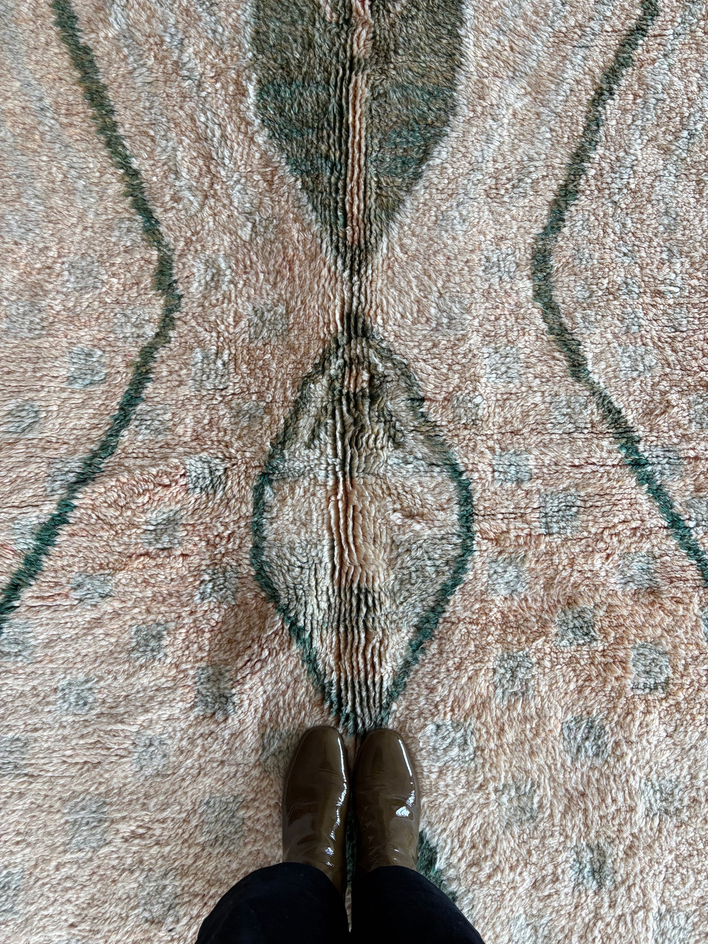 Beni Ouarain Moroccan Colorful Rug (1025) 298x201cm - Fae Garden