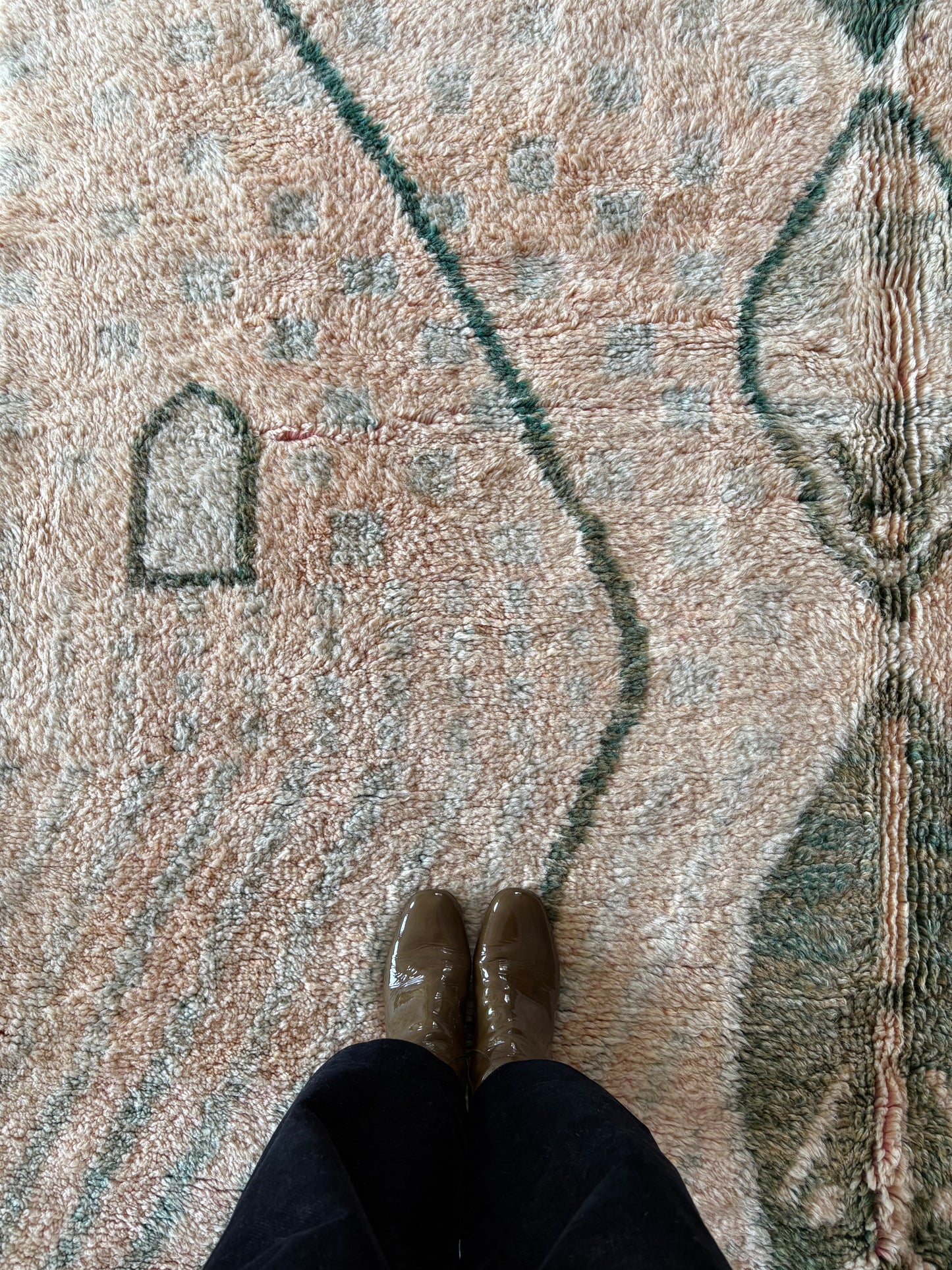 Beni Ouarain Moroccan Colorful Rug (1025) 298x201cm - Fae Garden