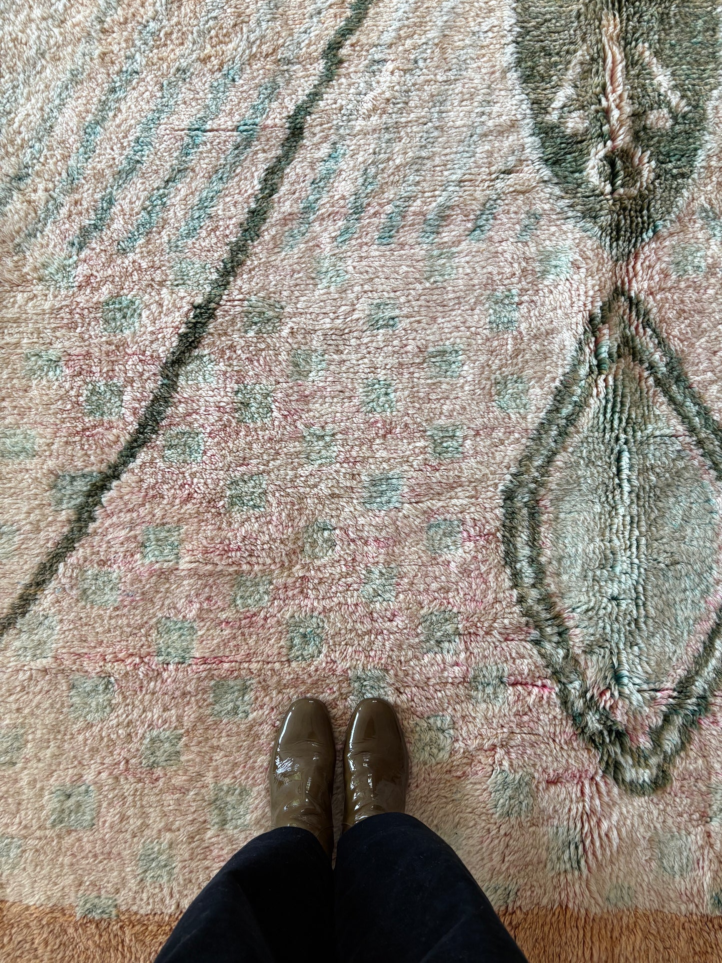 Beni Ouarain Moroccan Colorful Rug (1025) 298x201cm - Fae Garden