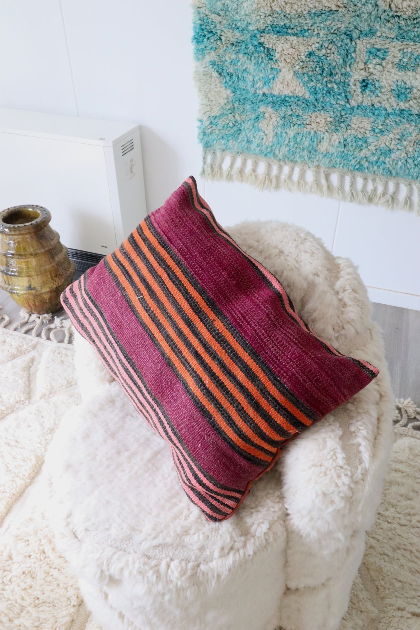 Moroccan Wool Cushion - 60x40cm