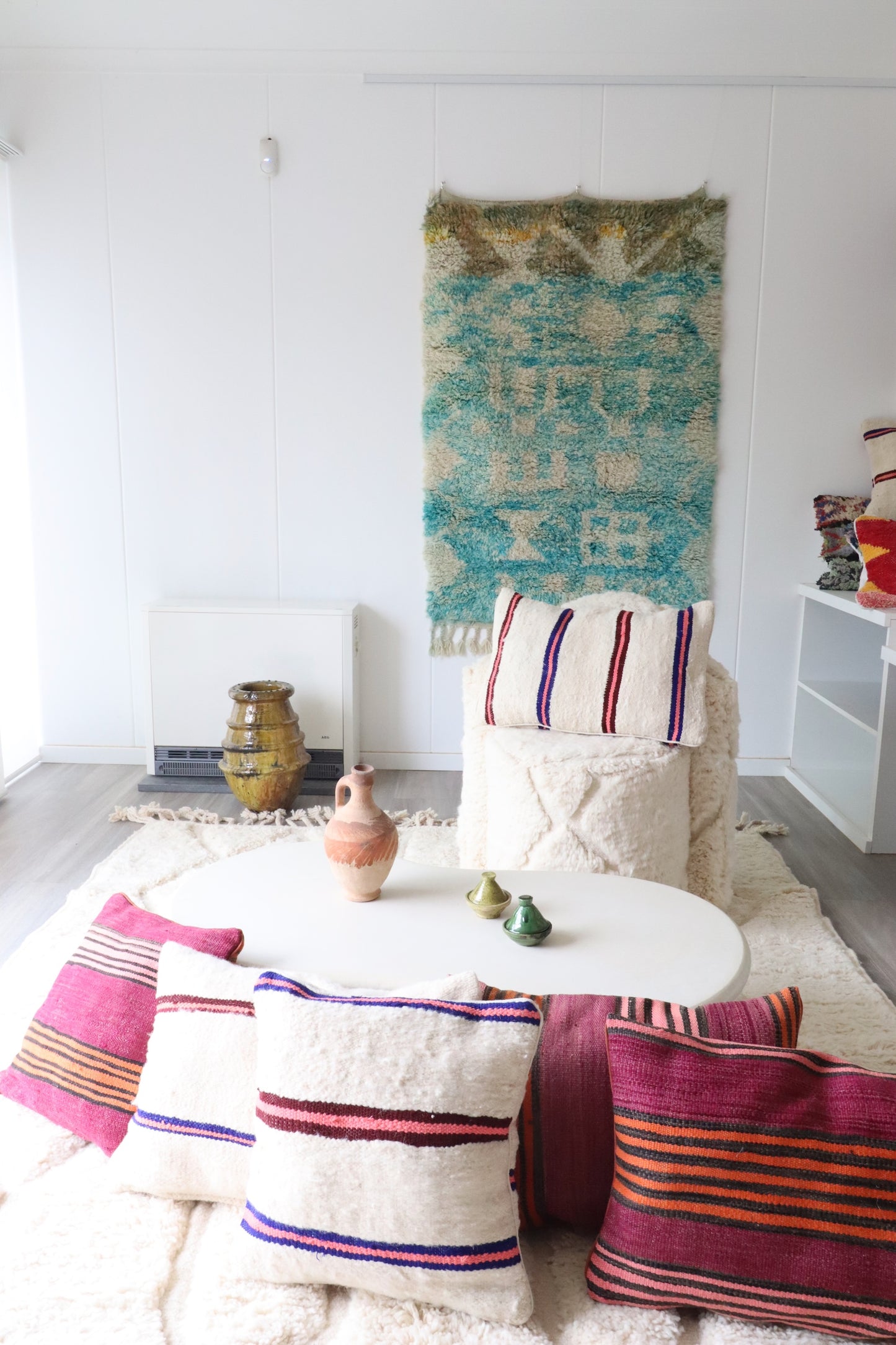 Moroccan Wool Cushion - 60x40cm