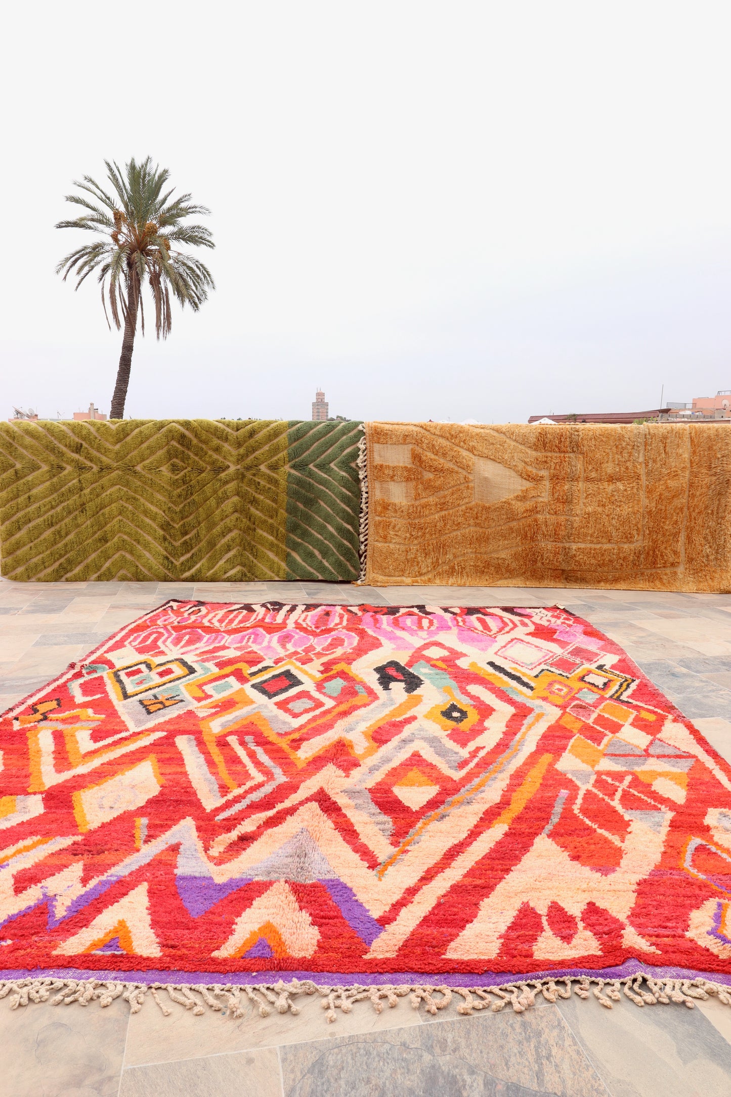 Boujaad Moroccan Colorful Rug (655) 405x303cm - Quinlan