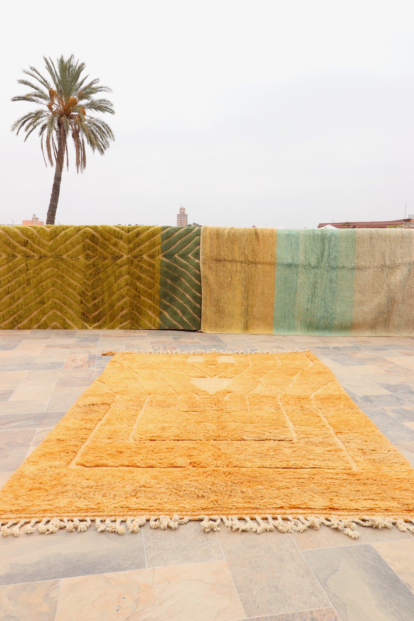 Tapis Beni Ouarain coloré (662) 315x210cm - Earthy