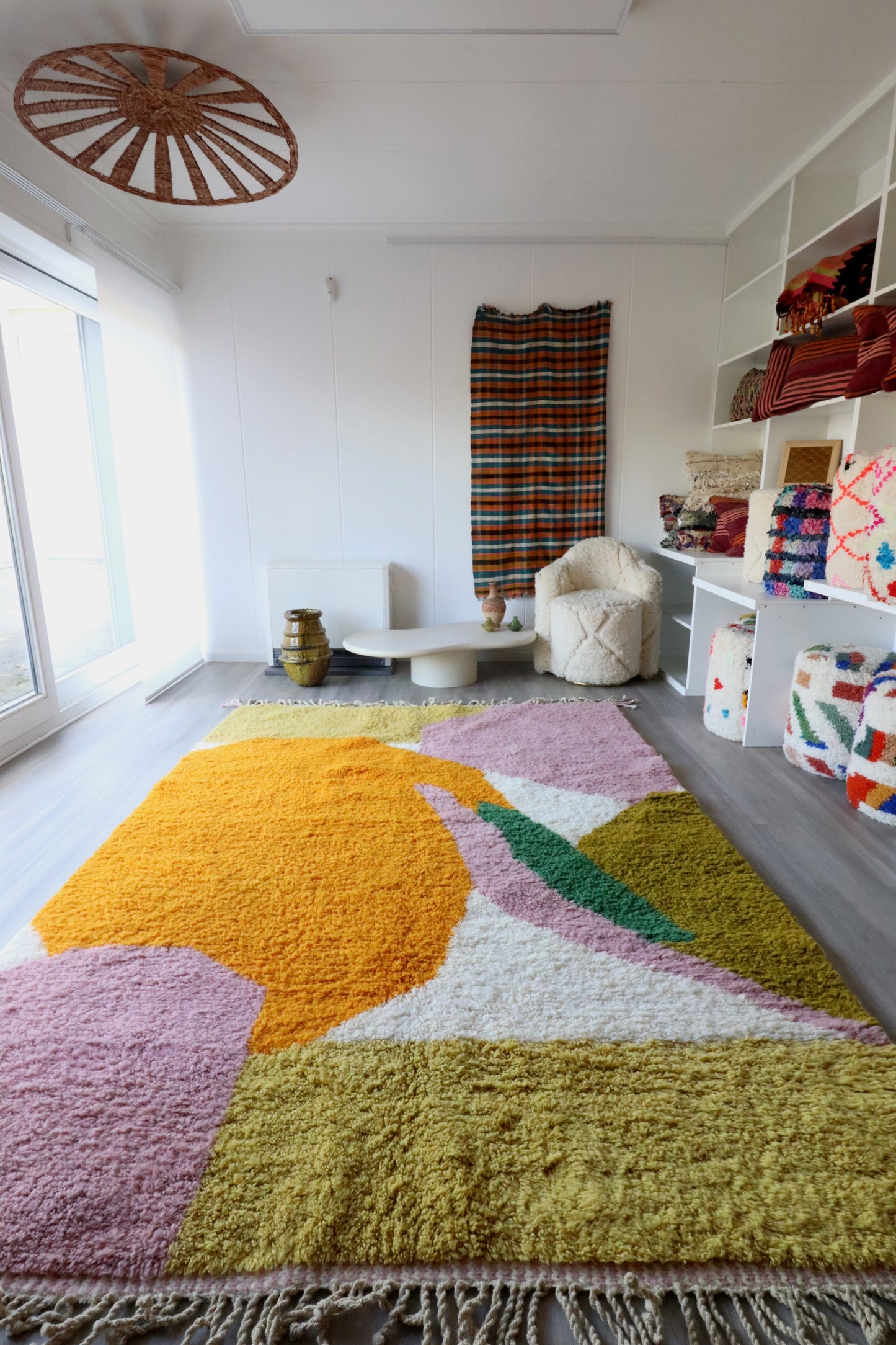 Pamplemousse Berber Wool Rug made to order (11) - DEPOSIT