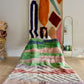 Tapis Beni Ouarain coloré (942) 240x155cm - Fae Garden