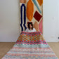 Beni Ouarain Moroccan Colorful Rug (1042) 235x168cm - Arlequin - Tree of Colors