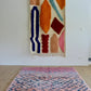 Beni Ouarain Moroccan Colorful Rug (1049) 248x173cm - Sofia - Tree of Colors