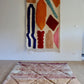 Beni Ouarain Moroccan Colorful Rug (1051) 249x167cm - Majorque - Tree of Colors