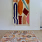 Beni Ouarain Moroccan Colorful Rug (1053) 261x174cm - The 70s - Tree of Colors