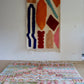 Beni Ouarain Moroccan Colorful Rug (1065) 299x197cm - Poppy Field - Tree of Colors