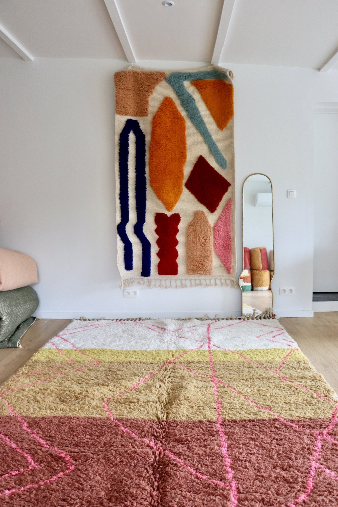 Beni Ouarain Moroccan Colorful Rug (1086) 307x209cm - Stella - Tree of Colors