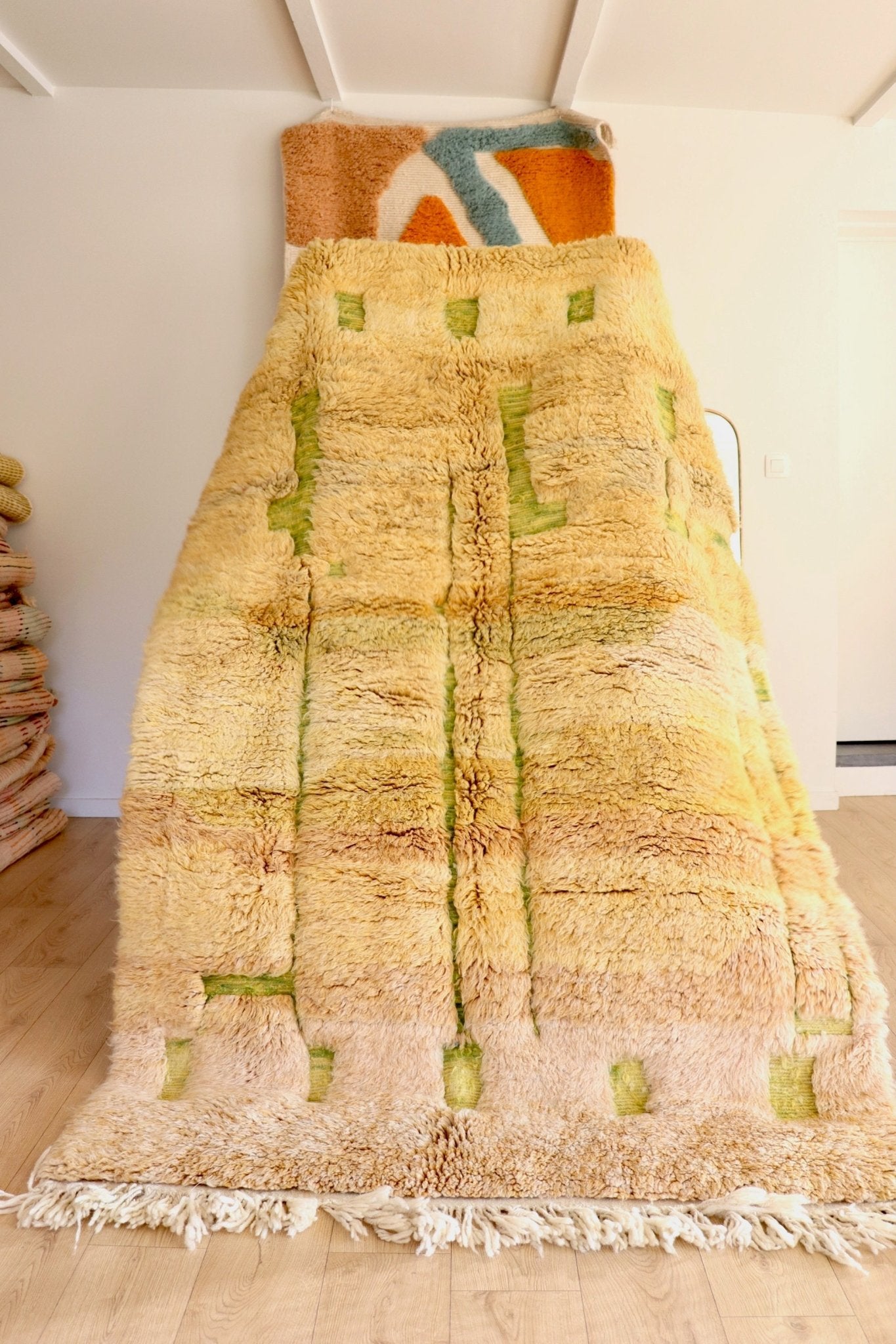 Beni Ouarain Moroccan Colorful Rug (1099) 253x155cm - Appletini - Tree of Colors