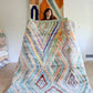 Beni Ouarain Moroccan Colorful Rug (1107) 245x160cm - Finca - Tree of Colors