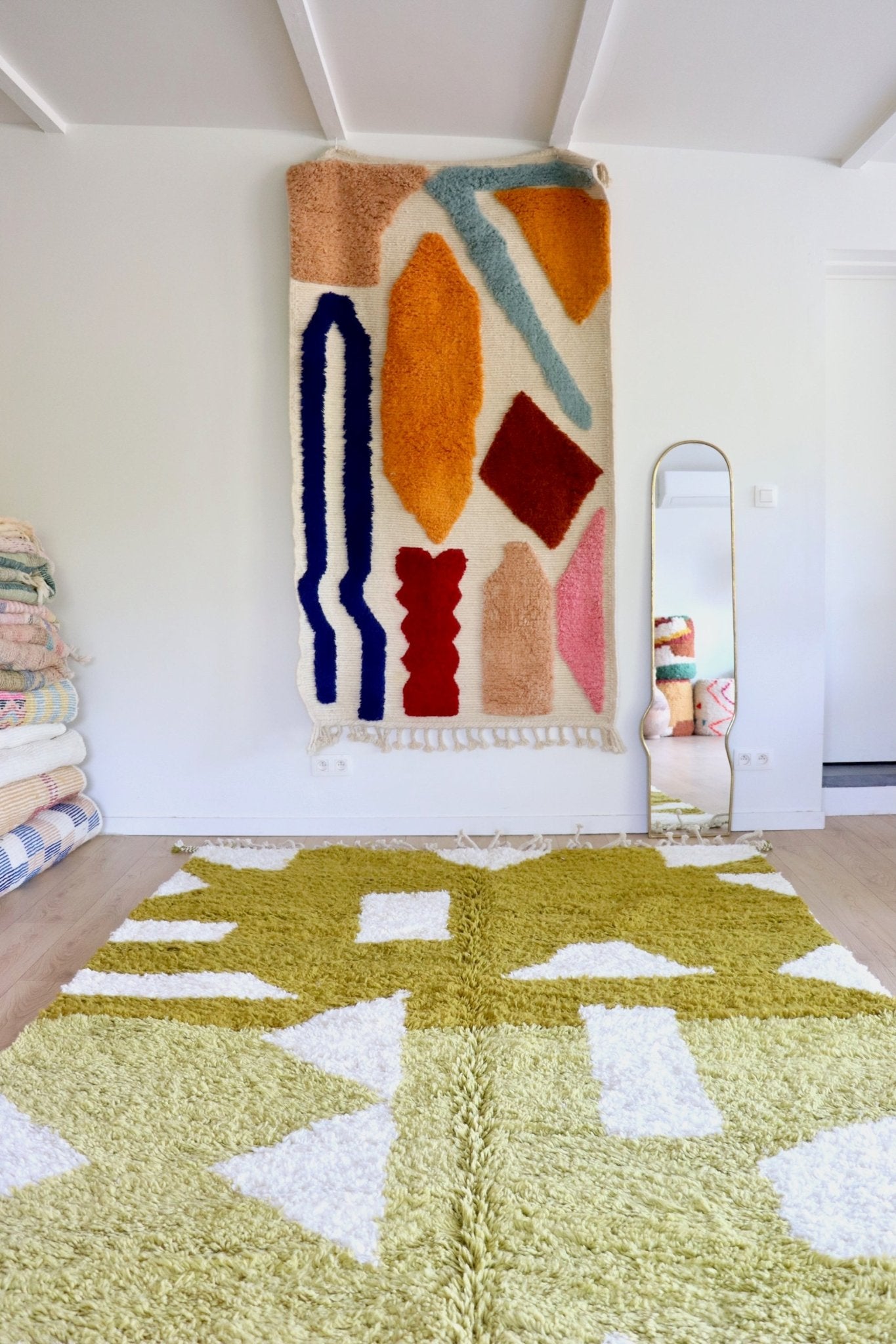 Beni Ouarain Moroccan Colorful Rug (1127) 307x202cm - Sunshine & Olives - Tree of Colors