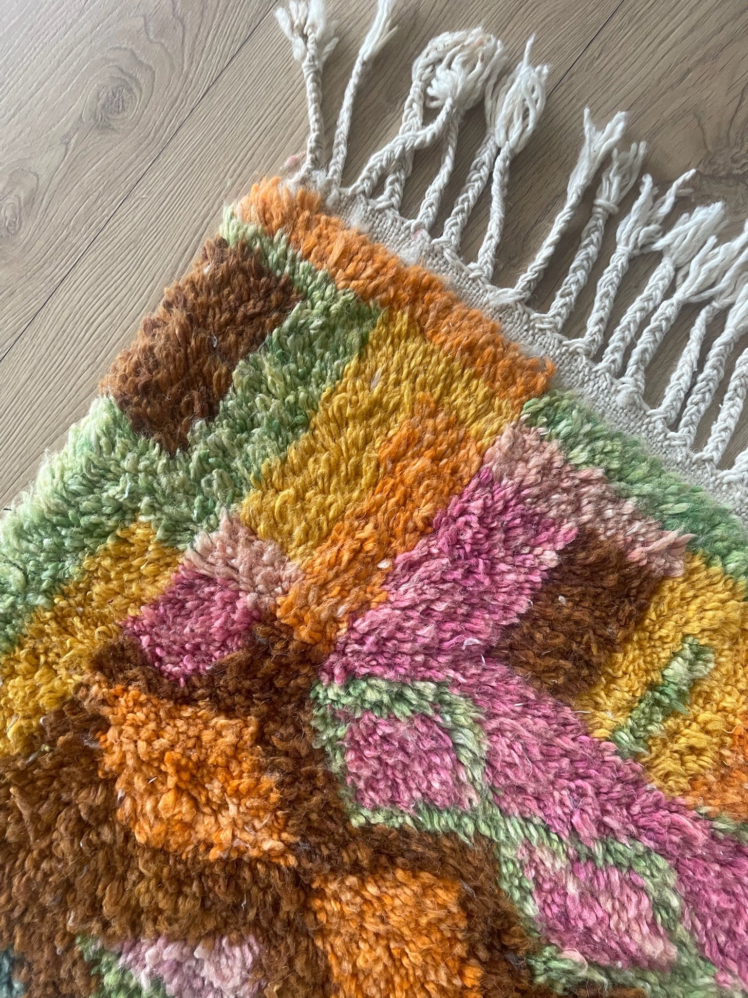 Beni Ouarain Moroccan Colorful Rug (1147) 240x170cm - Serafina - Tree of Colors