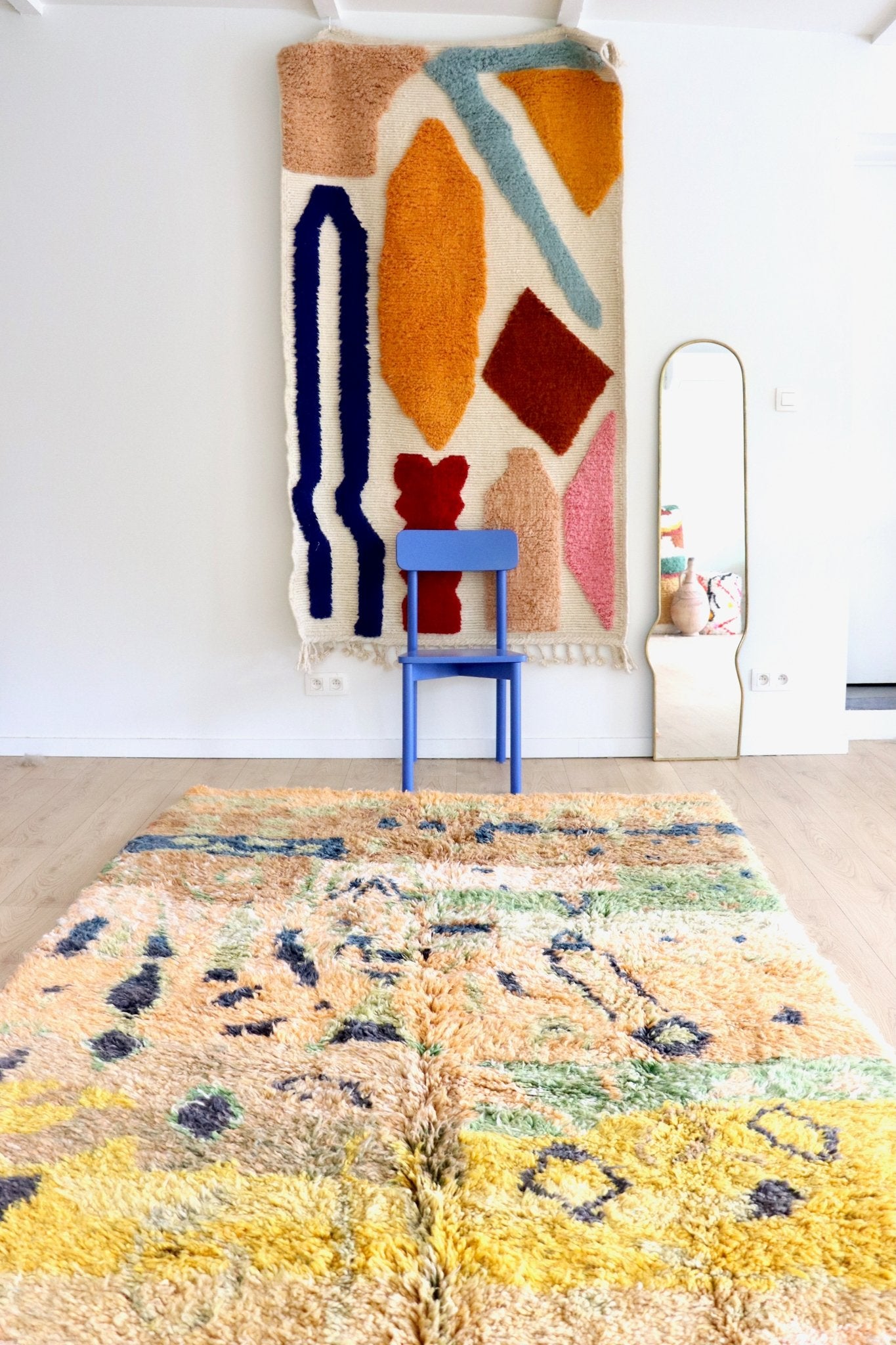 Beni Ouarain Moroccan Colorful Rug (1148) 265x175cm - Kenya - Tree of Colors