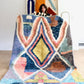 Beni Ouarain Moroccan Colorful Rug (1151) 255x160cm - Lilou - Tree of Colors