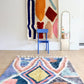 Beni Ouarain Moroccan Colorful Rug (1151) 255x160cm - Lilou - Tree of Colors
