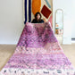 Beni Ouarain Moroccan Colorful Rug (1166) 240x161cm - Lila - Tree of Colors