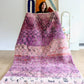 Beni Ouarain Moroccan Colorful Rug (1166) 240x161cm - Lila - Tree of Colors