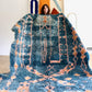 Beni Ouarain Moroccan Colorful Rug (1191) 293x210cm - Night - Tree of Colors