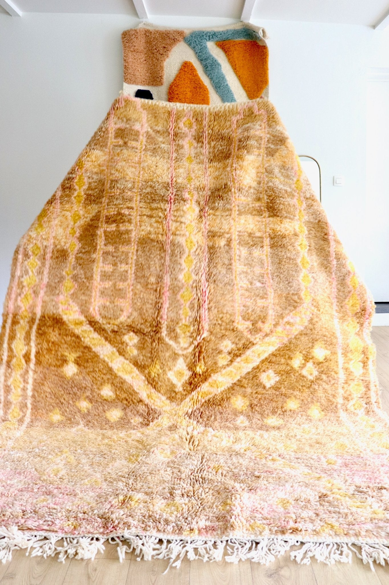 Beni Ouarain Moroccan Colorful Rug (1198) 292x206cm - Elisa - Tree of Colors