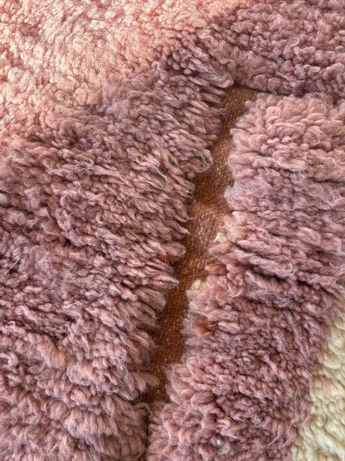 Beni Ouarain Moroccan Colorful Rug (808) 239x155cm - Lavender - Tree of Colors