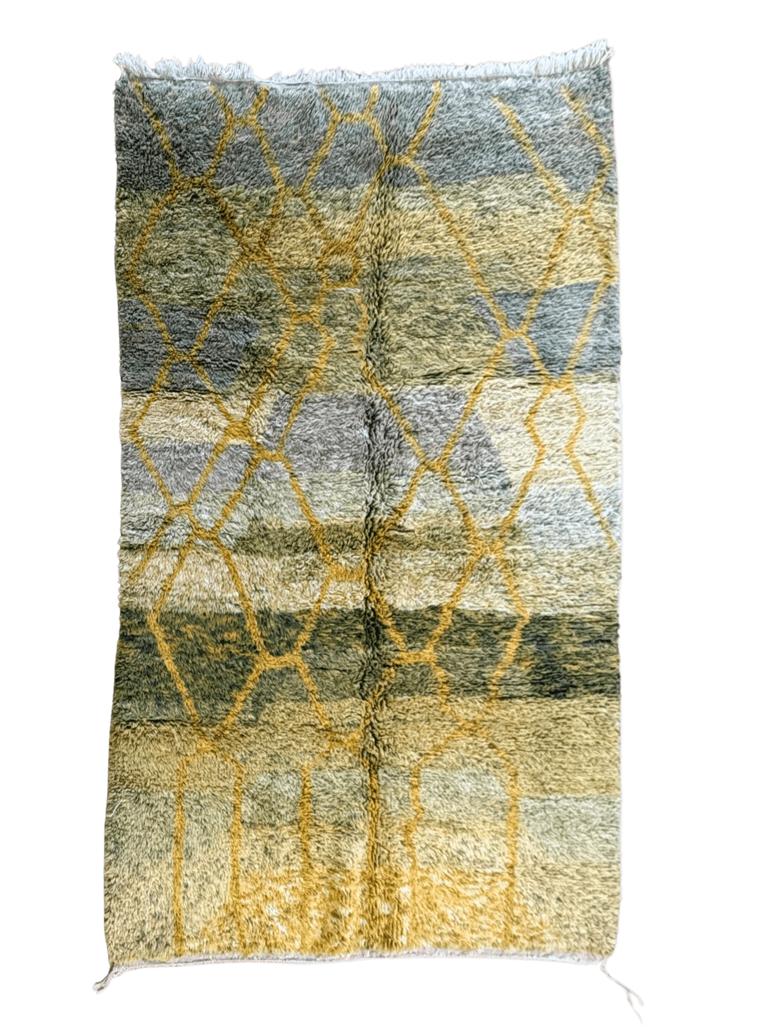 Beni Ouarain Moroccan Colorful Rug (956) 258x170cm - Emerald City - Tree of Colors