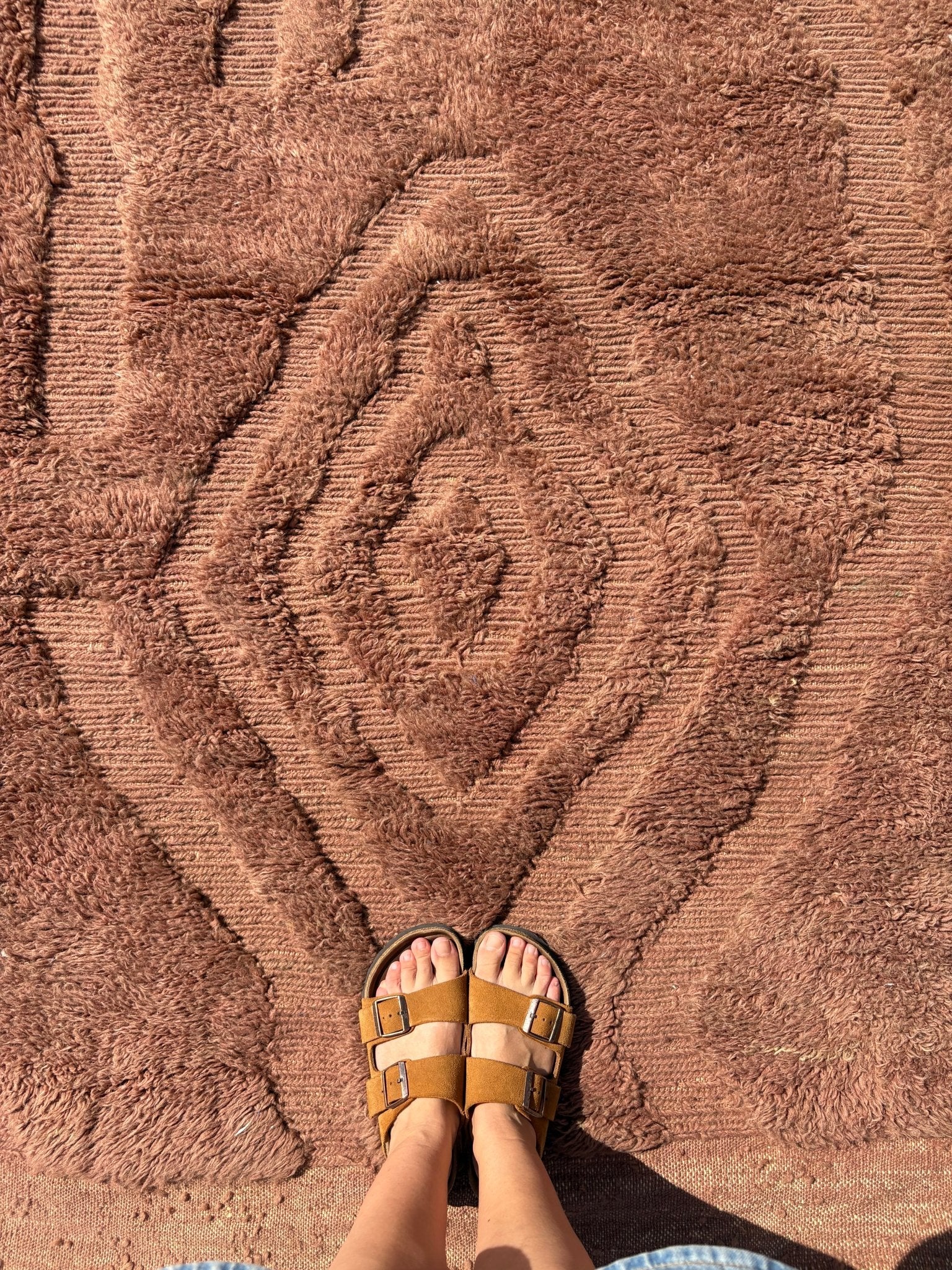 Beni Ouarain Moroccan Colorful Rug (976) 420x298 - Chocolate Ice Cream - Tree of Colors