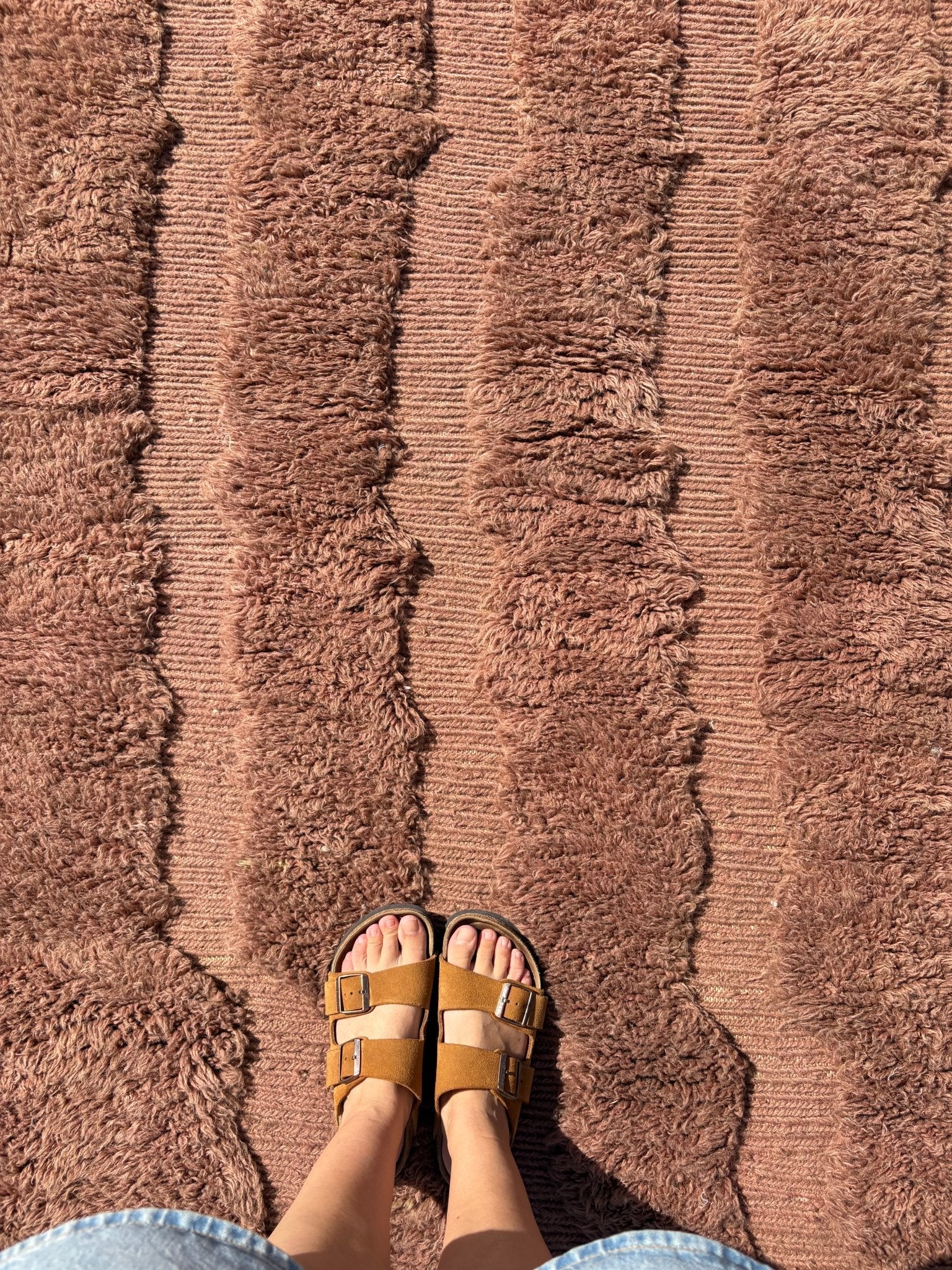 Beni Ouarain Moroccan Colorful Rug (976) 420x298 - Chocolate Ice Cream - Tree of Colors