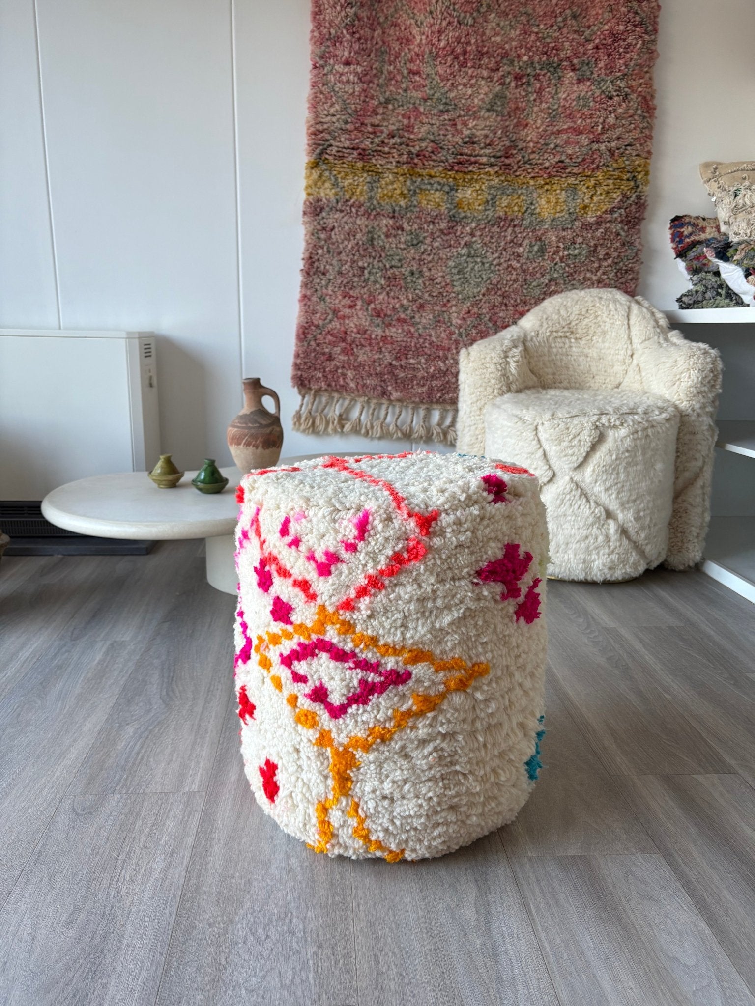 Berber Pouf (8) - Tree of Colors