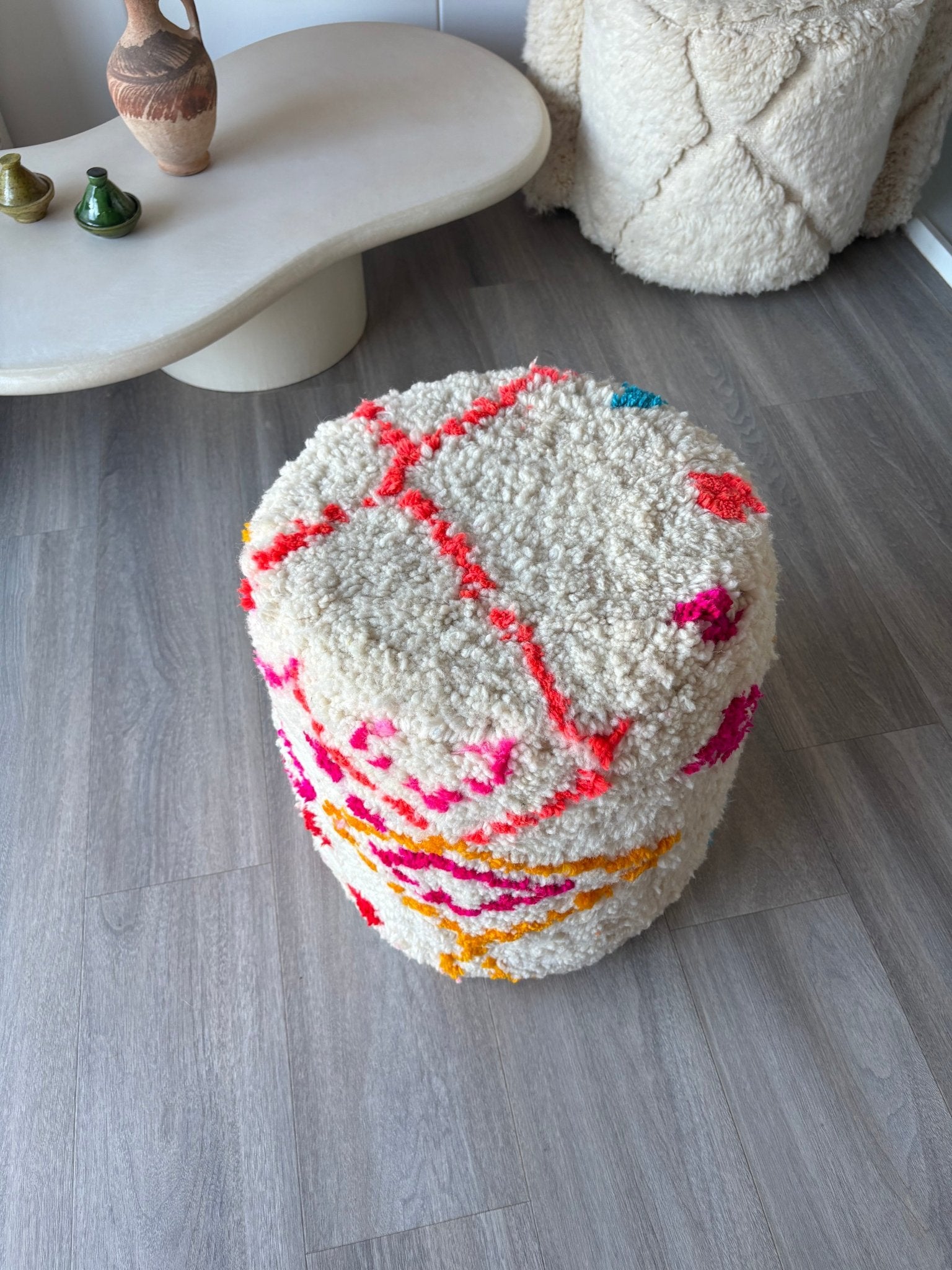 Berber Pouf (8) - Tree of Colors