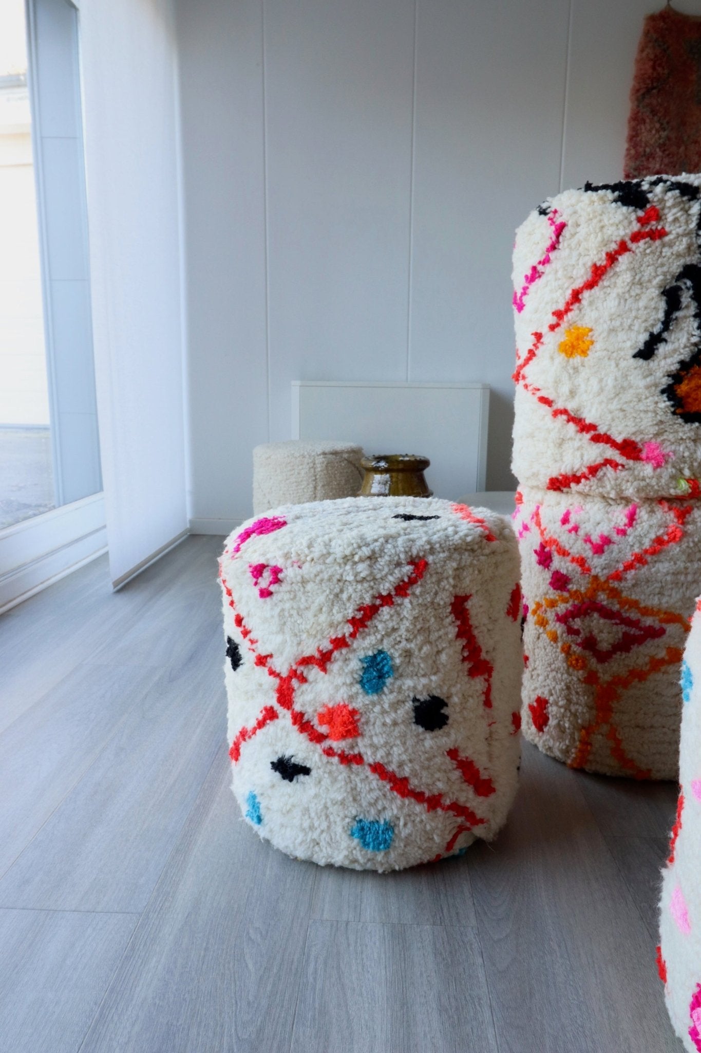 Berber Pouf (8) - Tree of Colors