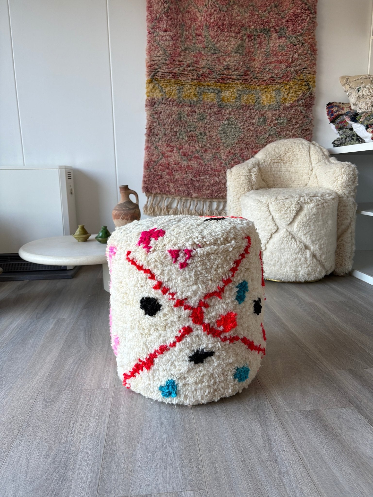 Berber Pouf (8) - Tree of Colors