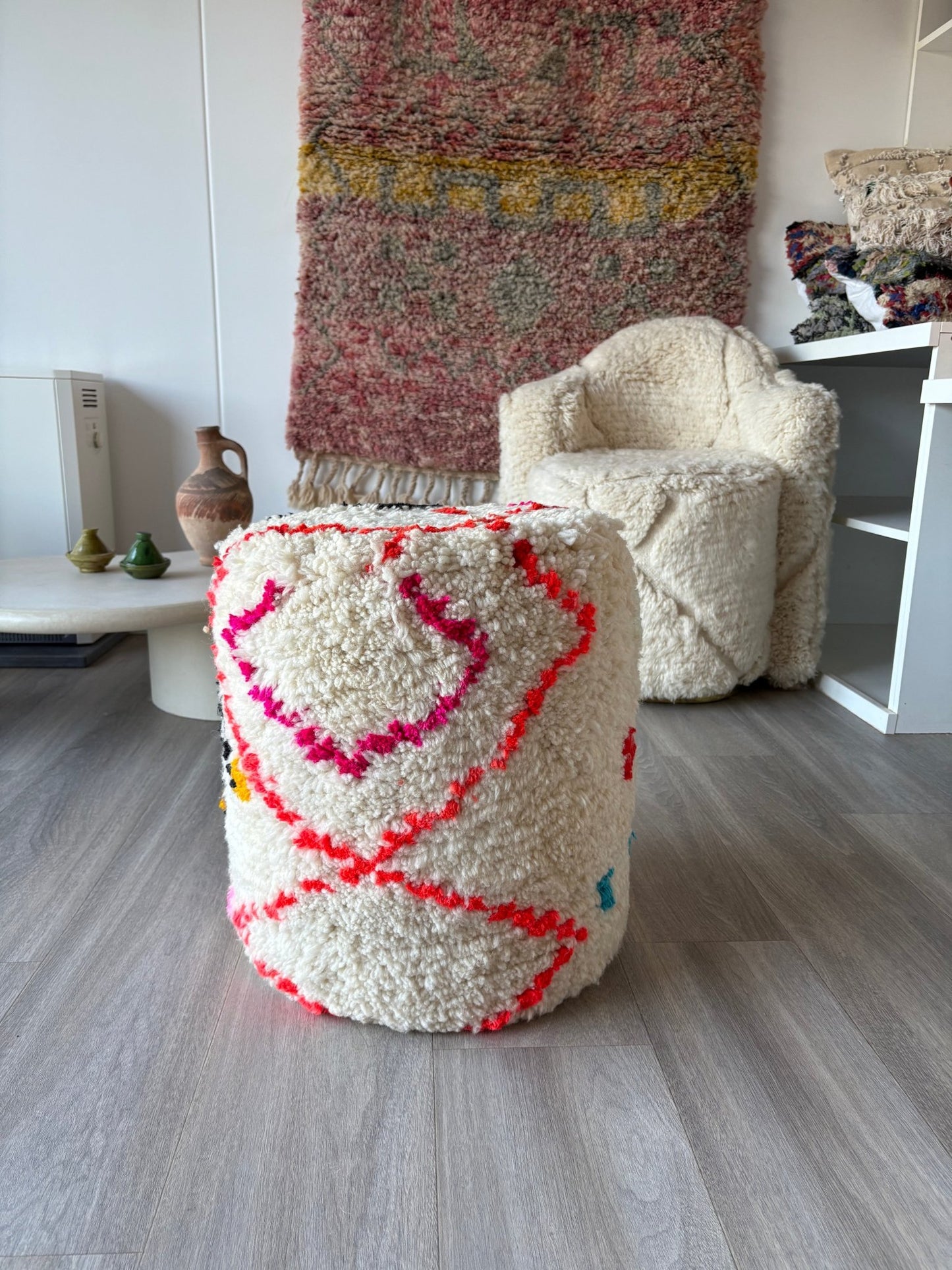 Berber Pouf (8) - Tree of Colors