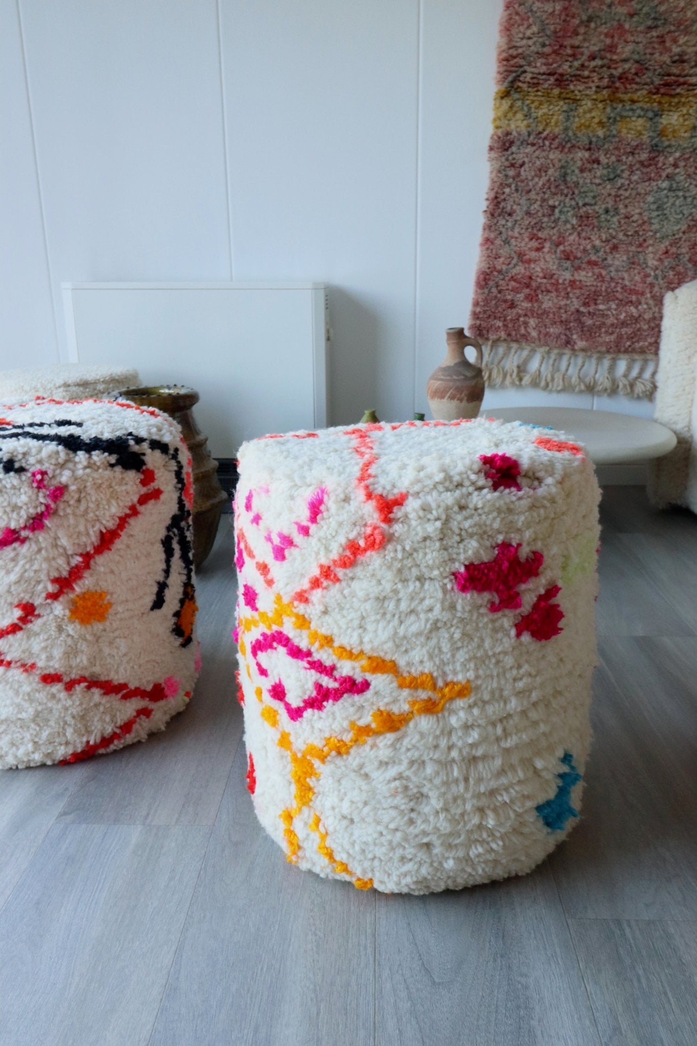 Berber Pouf (8) - Tree of Colors