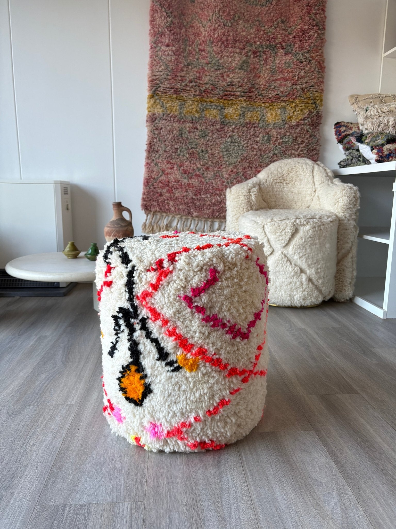 Berber Pouf (8) - Tree of Colors