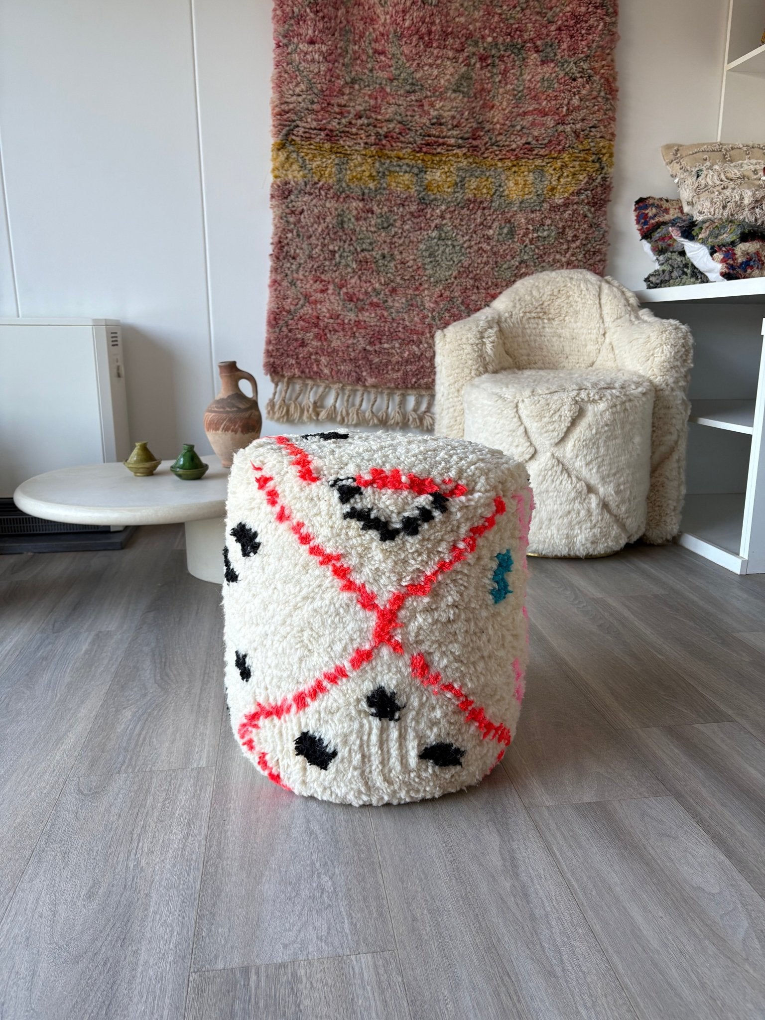 Berber Pouf (8) - Tree of Colors