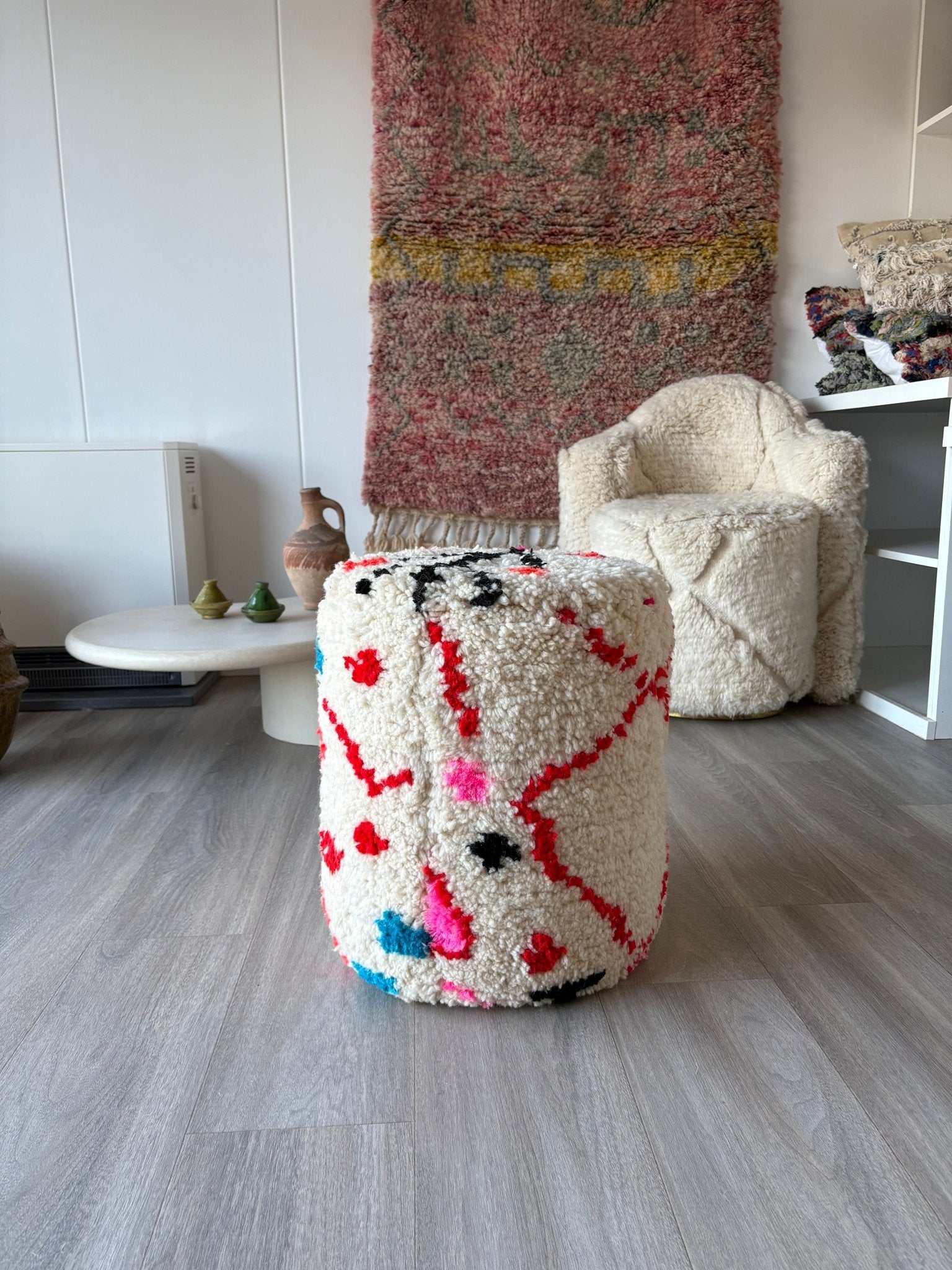 Berber Pouf (8) - Tree of Colors