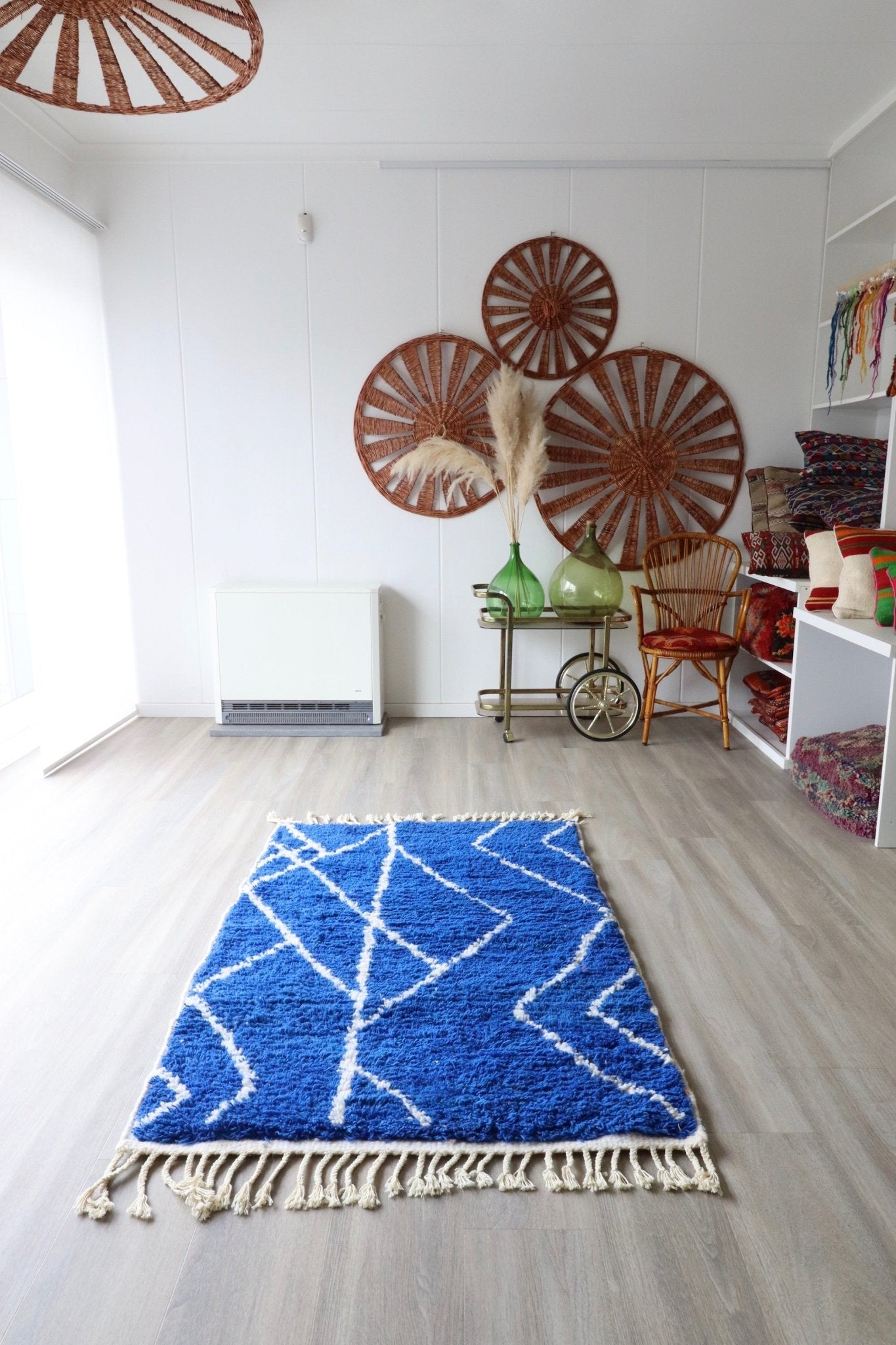 Blue Berber Rug made to order (5) - Tree of Colors